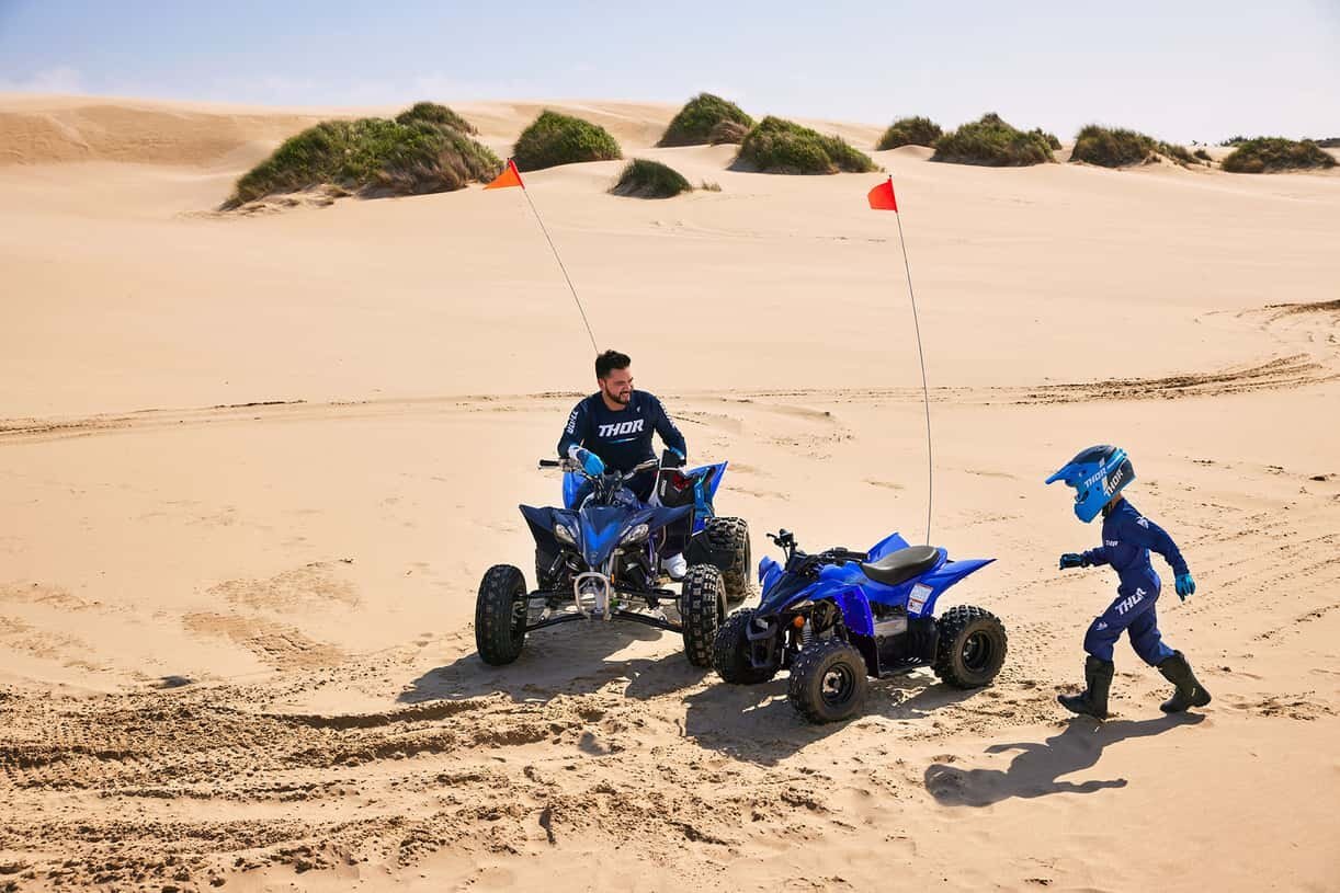 Yamaha YFZ50 2025 Team Yamaha Bleu