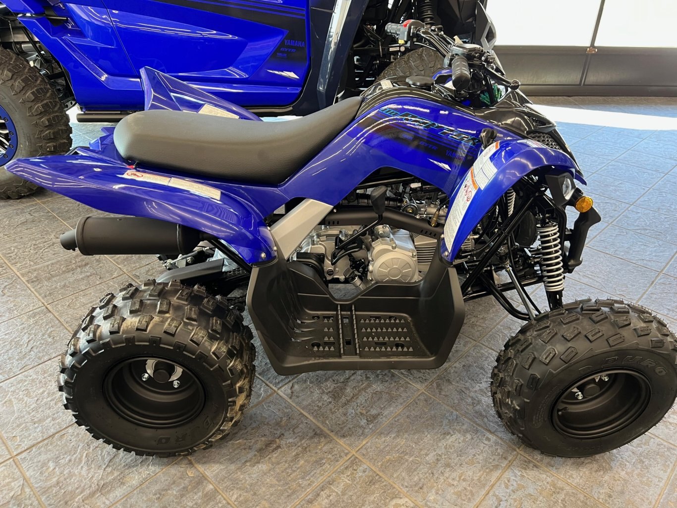 VTT Enfants/Ados Yamaha Raptor 110 2025 Bleu Modèle Sport un beau cadeau des fêtes!