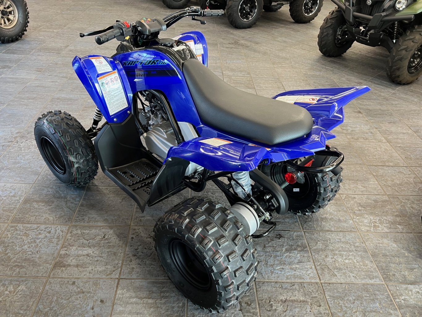 VTT Enfants/Ados Yamaha Raptor 110 2025 Bleu Modèle Sport un beau cadeau des fêtes!