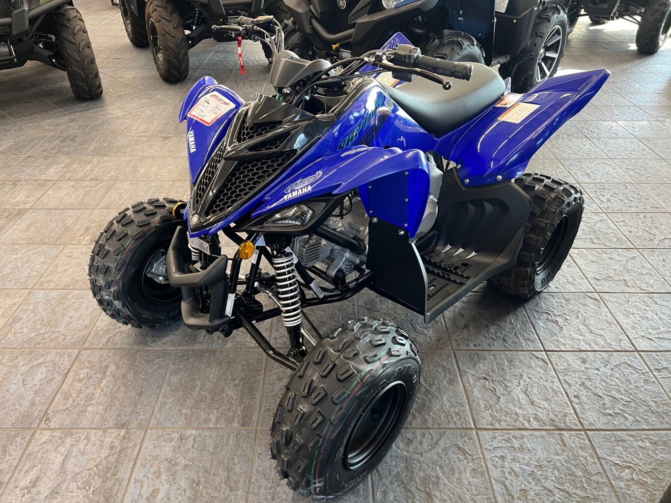 VTT Enfants/Ados Yamaha Raptor 110 2025 Bleu Modèle Sport un beau cadeau des fêtes!