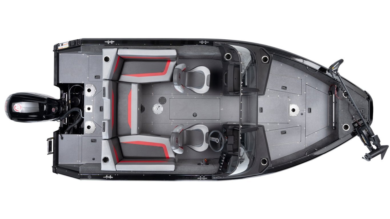 2025 Princecraft Sport 175 Anthracite grey (red accent)