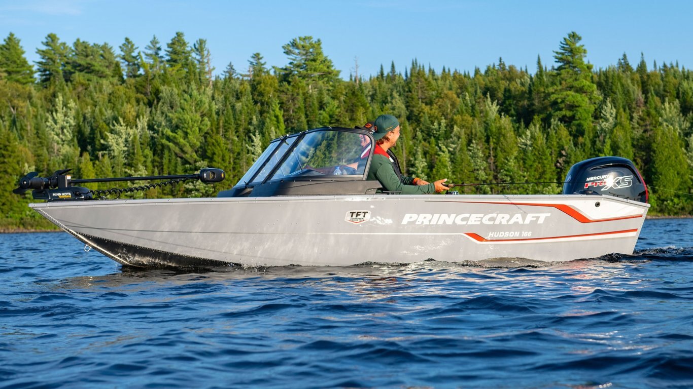 2025 Princecraft Hudson® 166 WS Gris anthracite Sans édition