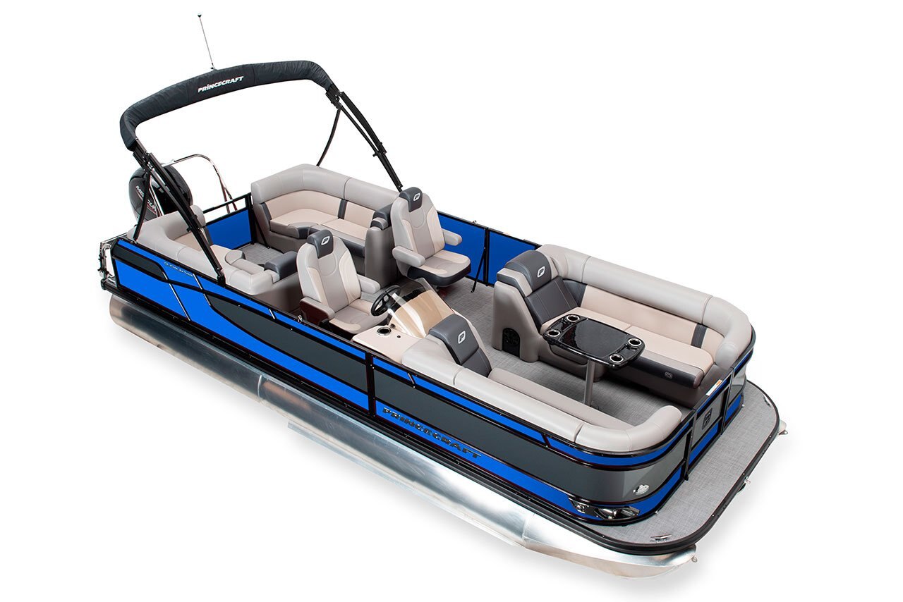 2025 Princecraft Quorum 23 XT Classic blue Elegance Edition (with grey metallic accent)