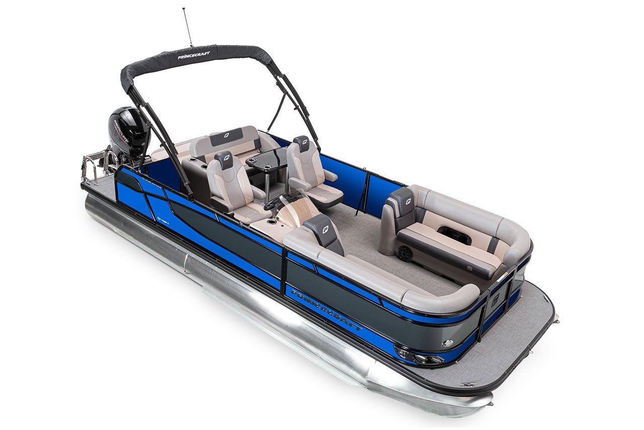 2025 Princecraft Quorum 23 RL Classic blue Elegance Edition (with grey metallic accent)