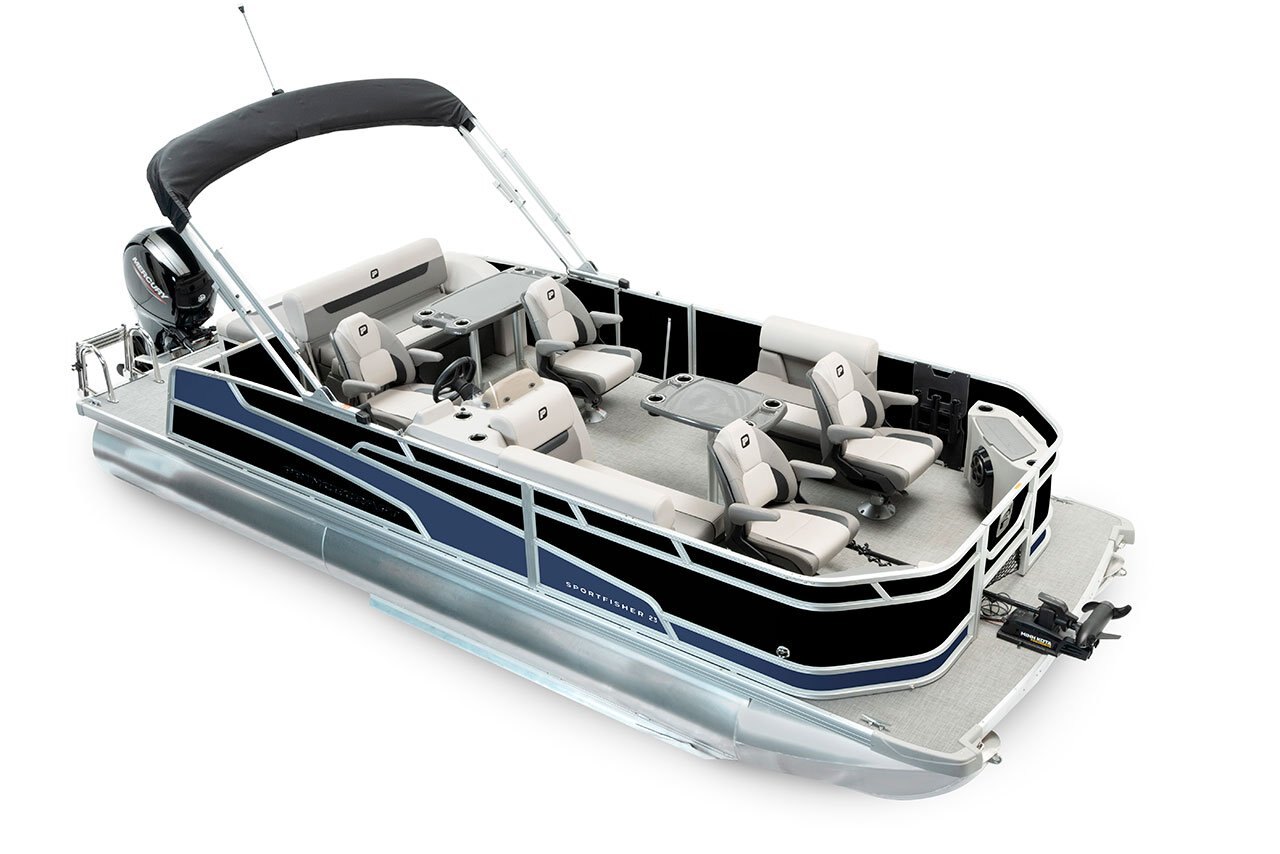 2025 Princecraft Sportfisher 23 2S RL Black Nautical Blue Edition