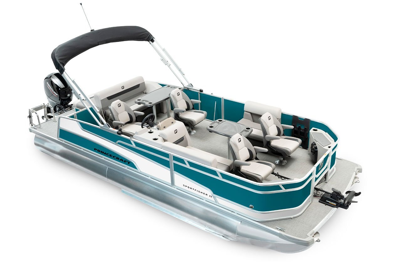 2025 Princecraft Sportfisher 23 2S RL Miami harbour Onyx White Edition