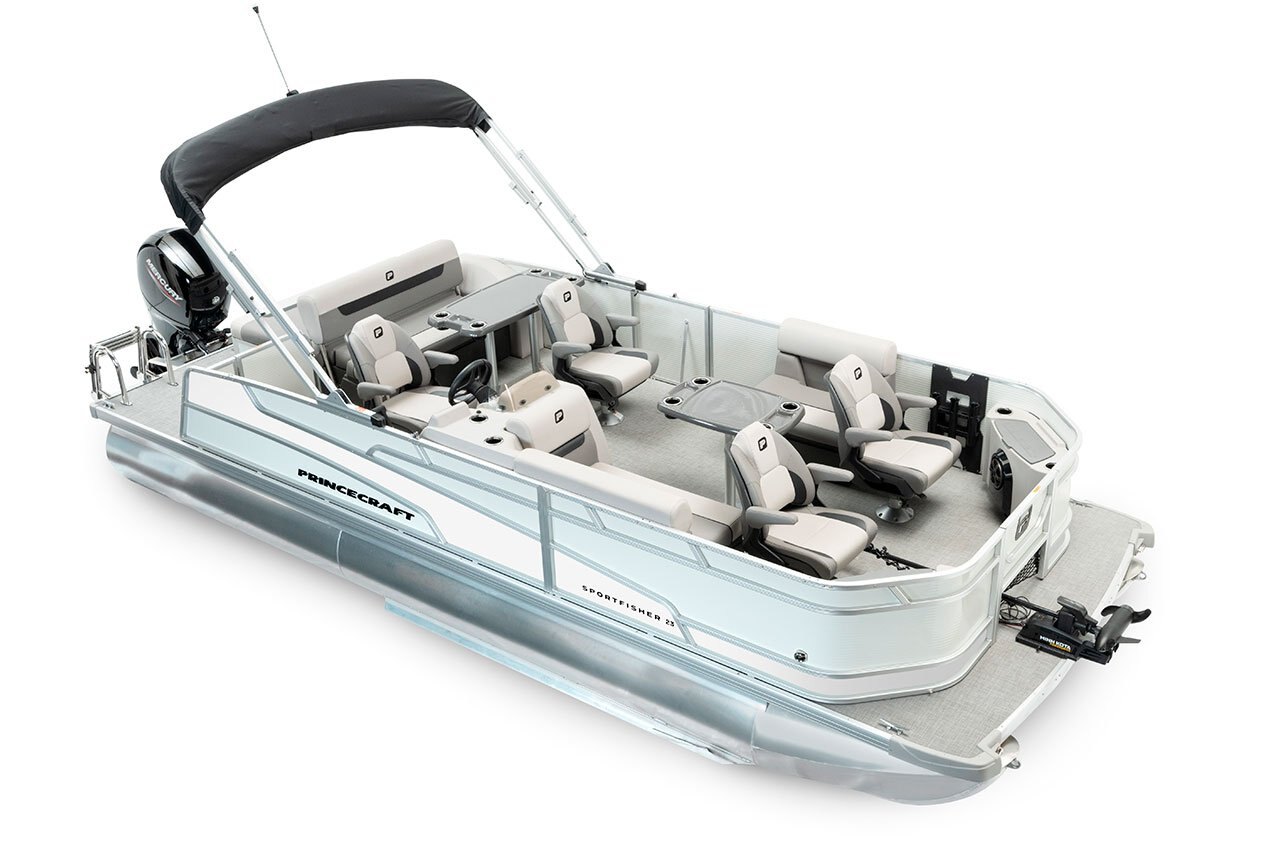 2025 Princecraft Sportfisher 23 2S RL Pearl grey Onyx White Edition