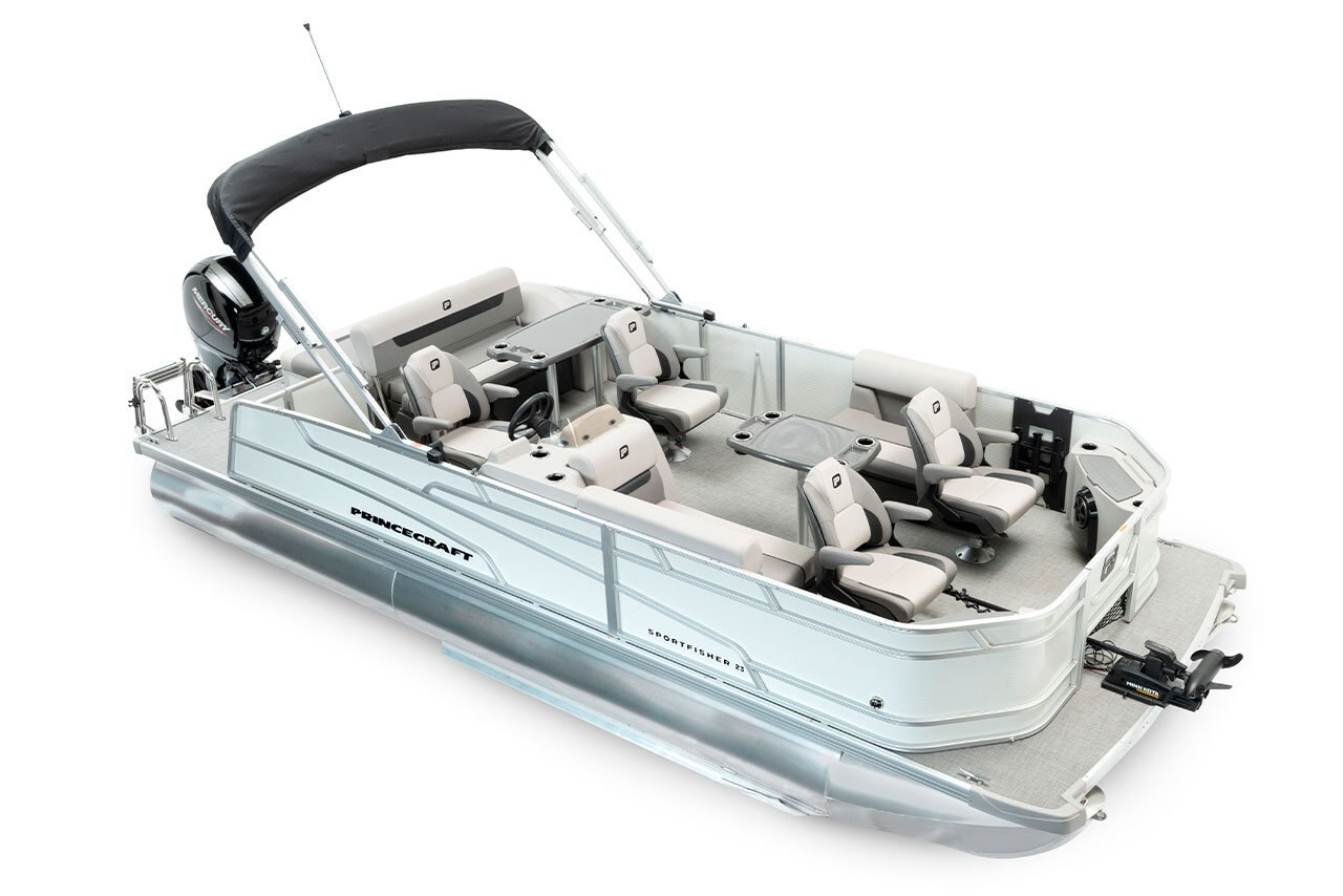 2025 Princecraft Sportfisher 23 2S RL Pearl grey Traditional Edition