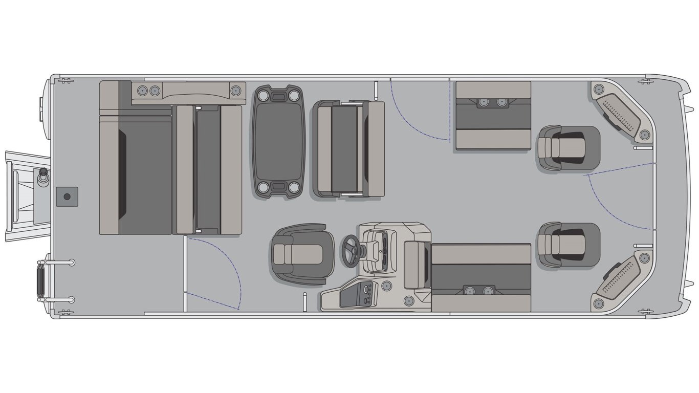 2025 Princecraft Sportfisher 23 2S RL Pearl grey Traditional Edition