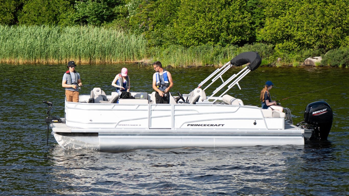 2025 Princecraft Sportfisher 23 2S RL Pearl grey Traditional Edition