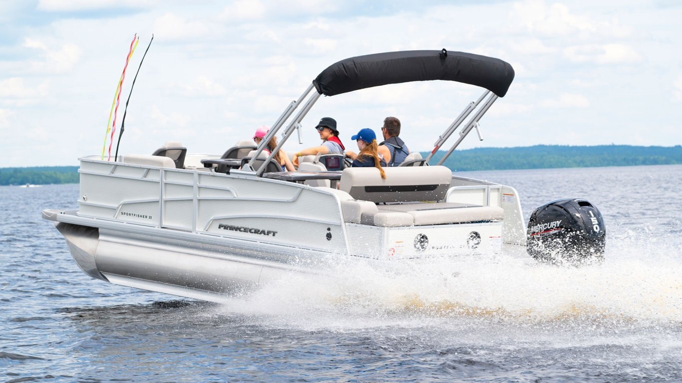 2025 Princecraft Sportfisher 23 2S RL Pearl grey Traditional Edition