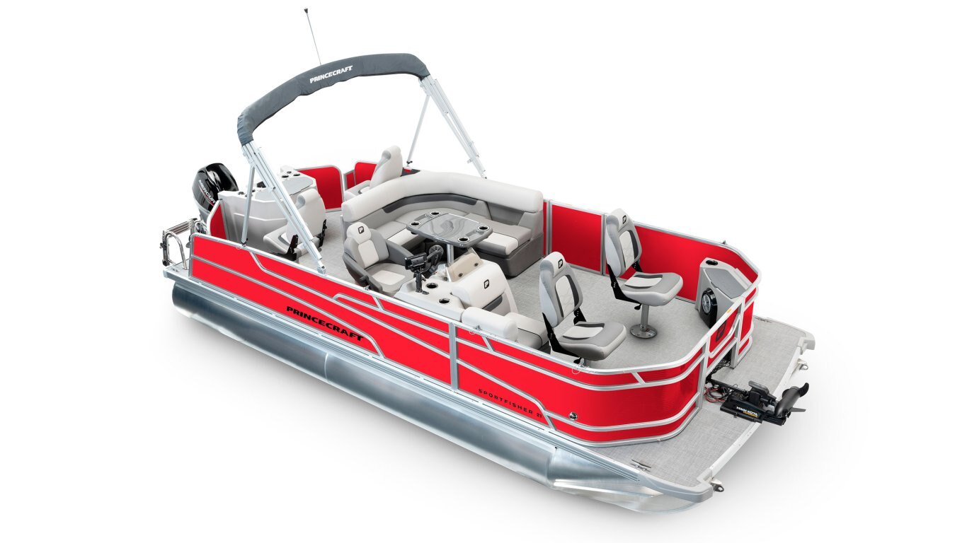 2025 Princecraft Sportfisher 21 4S Ruby red Without edition