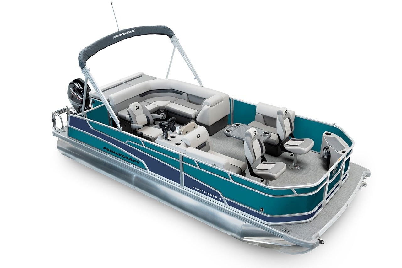 2025 Princecraft Sportfisher 21 2S Miami harbour Nautical Blue Edition