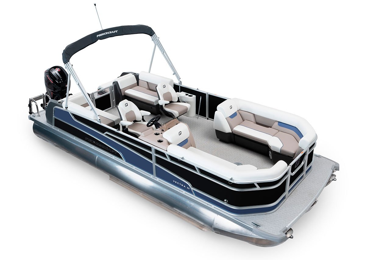 2025 Princecraft Vectra 23 XT Black Nautical Blue Edition