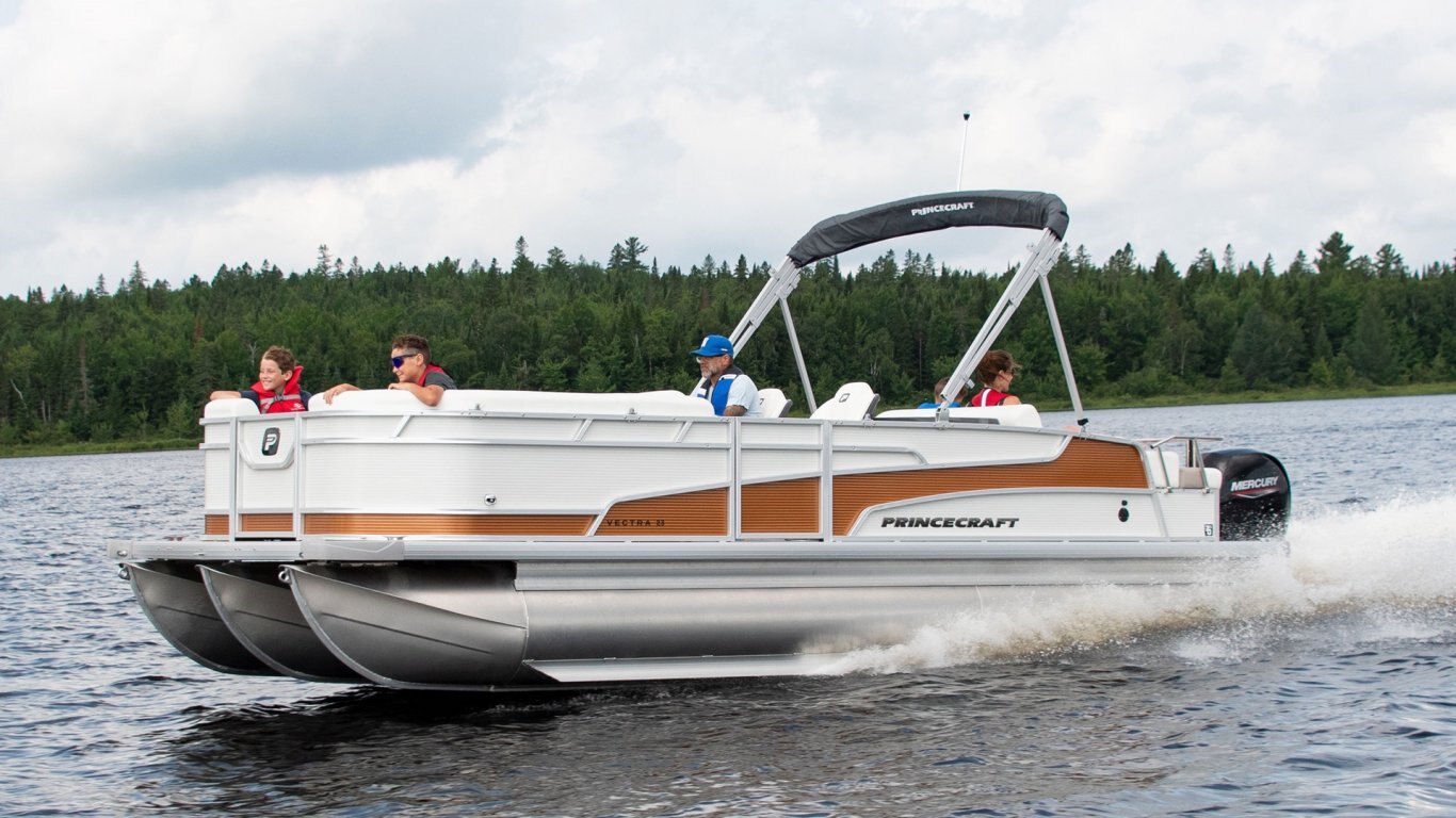 2025 Princecraft Vectra 23 RL Pearl grey Copper Special Edition