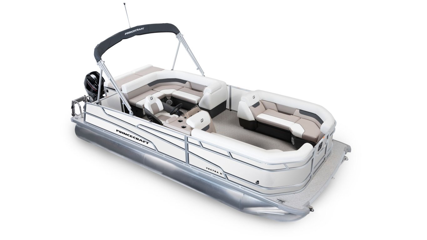 2025 Princecraft Vectra 21 L Pearl grey Onyx White Edition