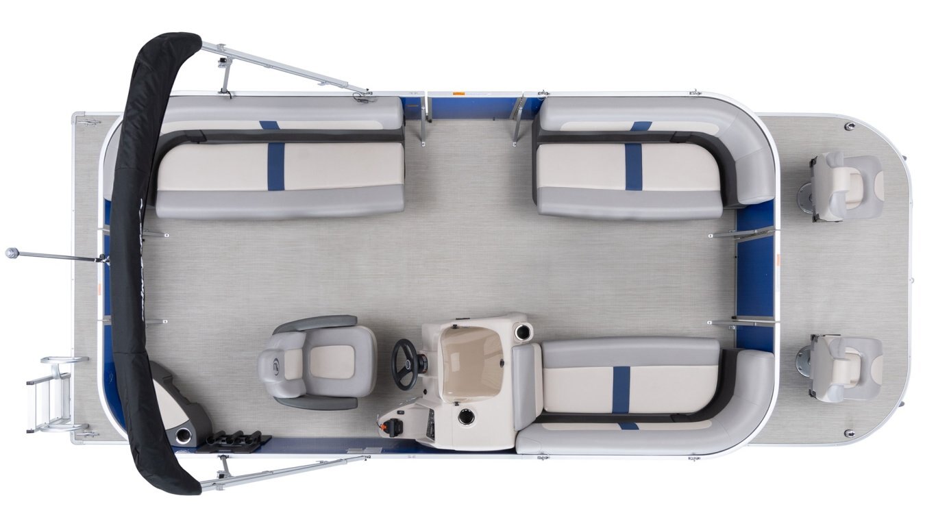 2025 Princecraft Jazz 21 2S Classic blue Grey metallic graphic package