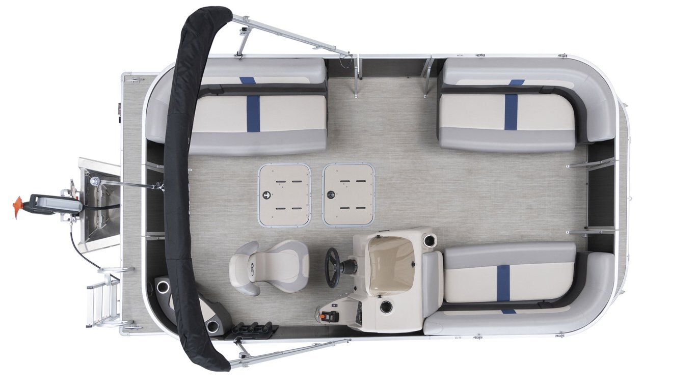 Princecraft Brioe 17 2025 Ensemble graphique gris métallisé bleu classique