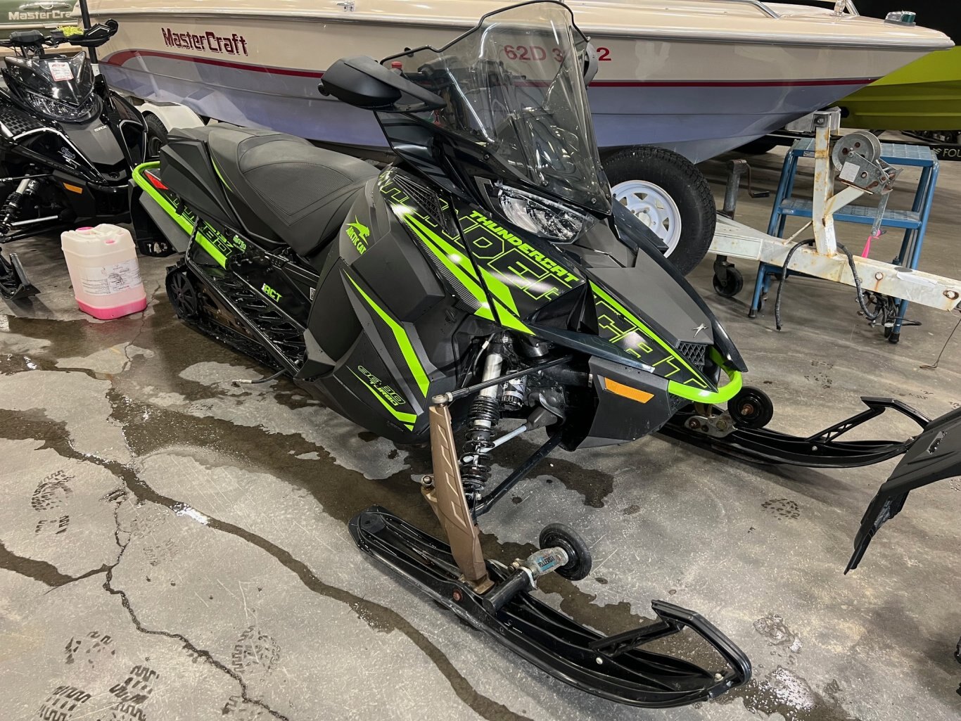 Motoneige Arctic Cat ZR 9000 Thundercat 137 iACT 2020 Noir & Vert Turbo le tout avec 13953km