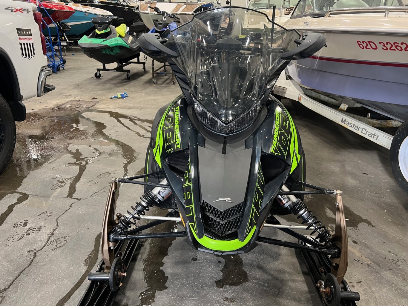 Motoneige Arctic Cat ZR 9000 Thundercat 137 iACT 2020 Noir & Vert Turbo le tout avec 13953km