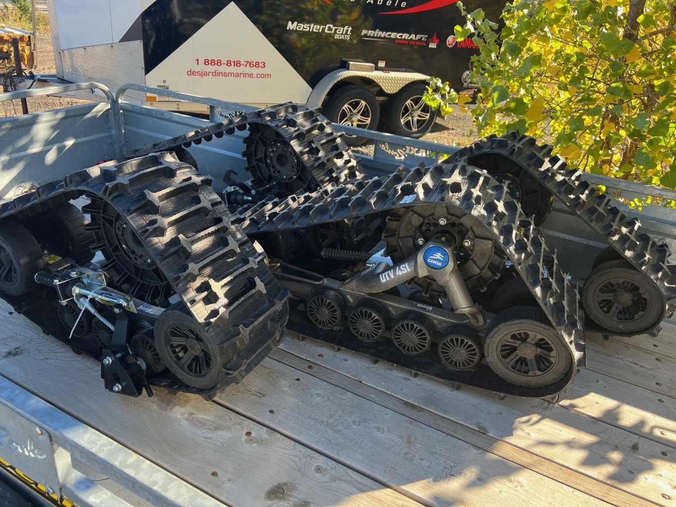 Côte à côte Honda Pioneer SXS1000 5 LTD 2021 Bronze 5 places 1000cc avec 568km & Chenilles Camso UTV 4S1 Neuves !