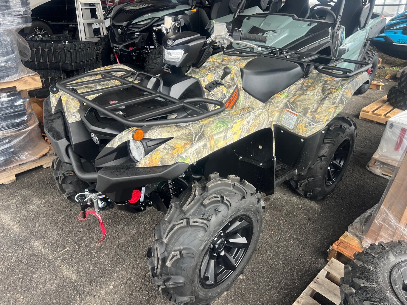 VTT Yamaha Grizzly EPS Camo 2026, Winch, Mags & Pneus Agressifs, Modèle Multi Usage!