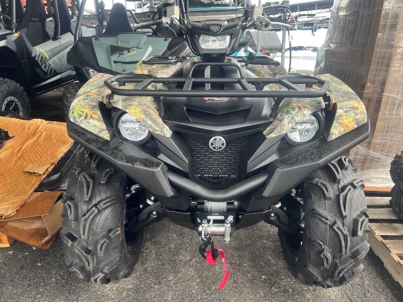 VTT Yamaha Grizzly EPS Camo 2026, Winch, Mags & Pneus Agressifs, Modèle Multi Usage!