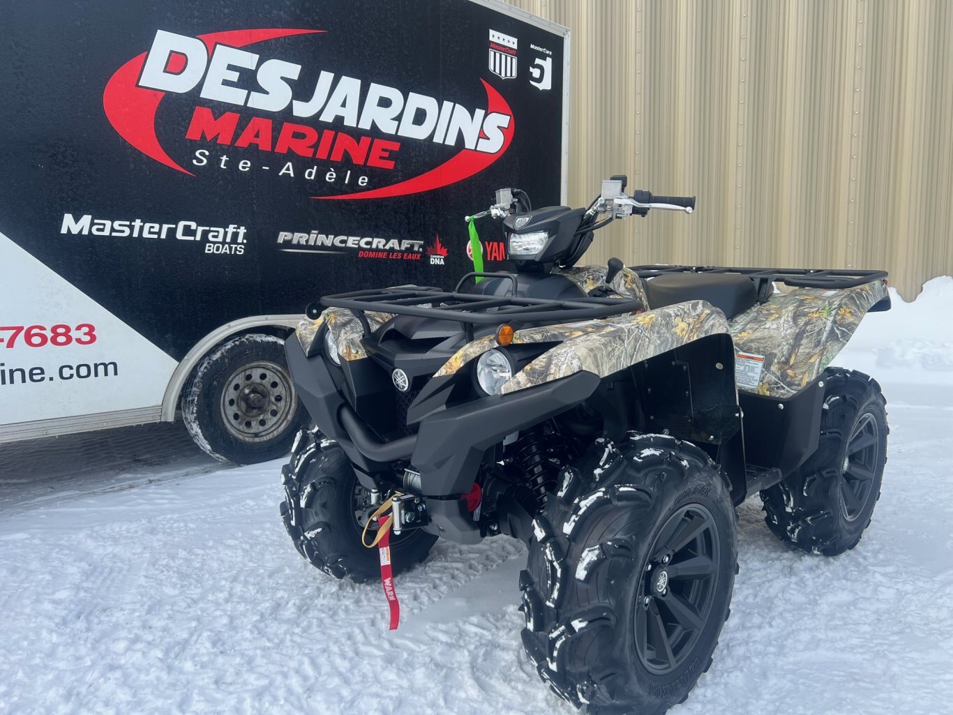 VTT Yamaha Grizzly EPS Camo 2026, Winch, Mags & Pneus Agressifs, Modèle Multi Usage avec Direction Assistée!