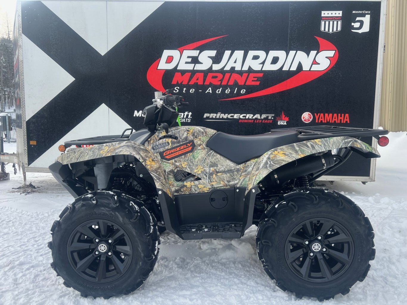 VTT Yamaha Grizzly EPS Camo 2026, Winch, Mags & Pneus Agressifs, Modèle Multi Usage avec Direction Assistée!