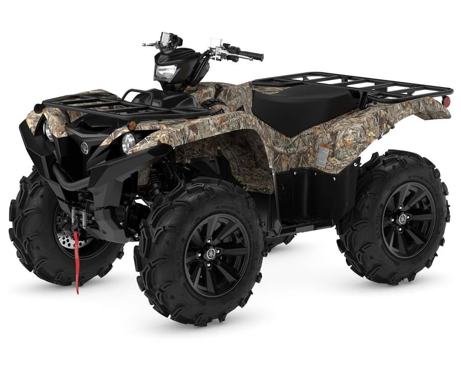 VTT Yamaha Grizzly EPS Camo 2026, Winch, Mags & Pneus Agressifs, Modèle Multi Usage!
