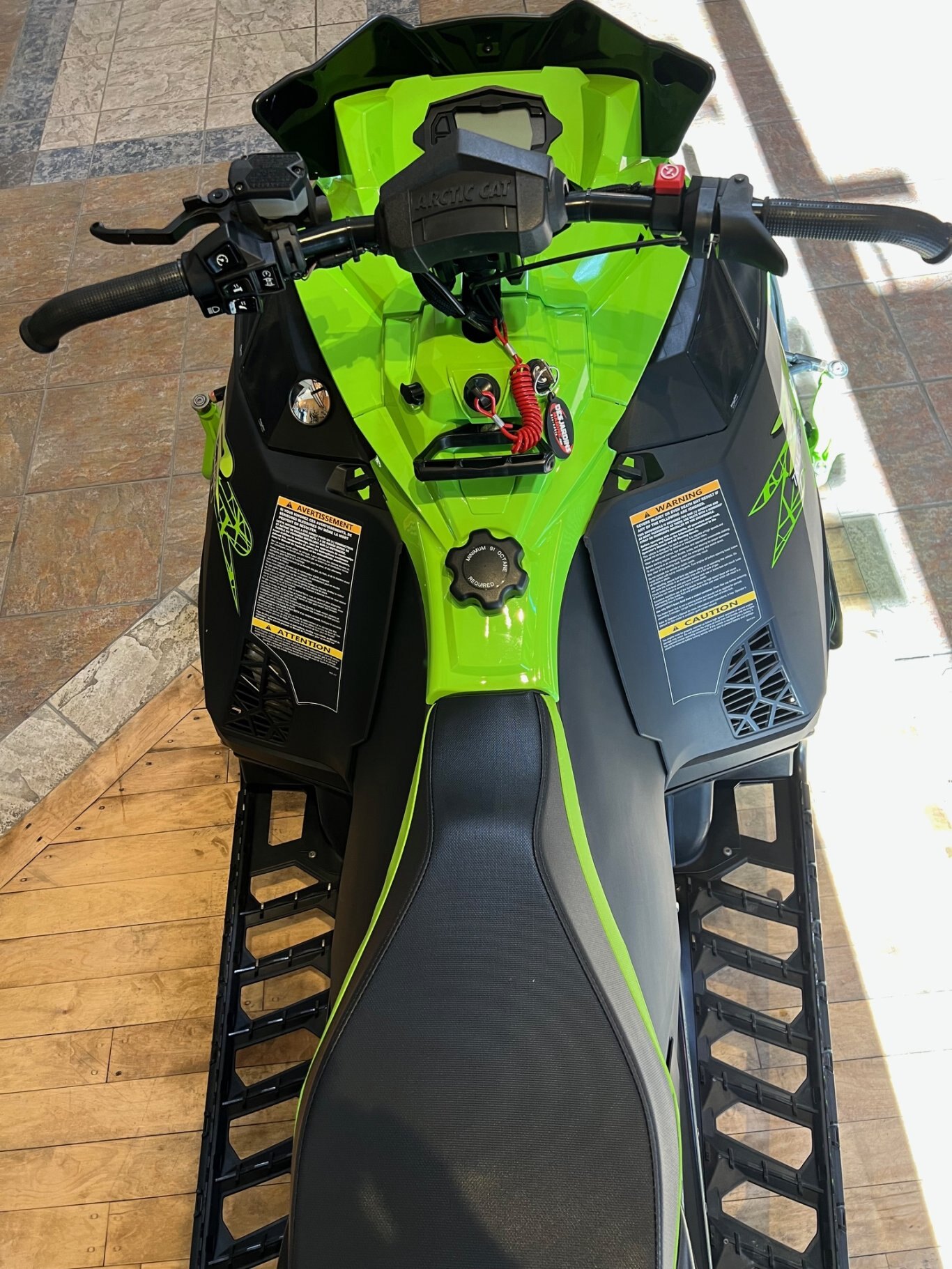 Motoneige Arctic Cat ZR 858 Sno Pro ES Catalyst Vert & Noir 2025 137cm DÉMO 2711km Faites Vite!