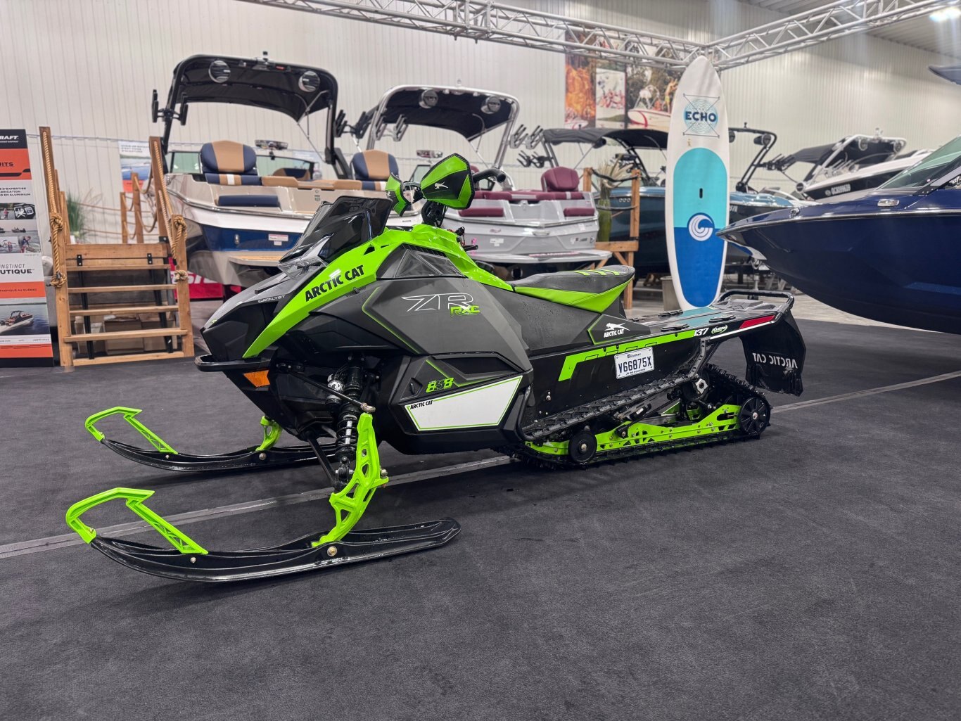Motoneige Arctic Cat ZR 858 Sno Pro ES Catalyst Vert & Noir 2025 137cm 1368km Faites Vite !