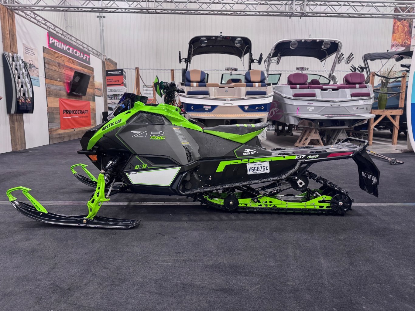 Motoneige Arctic Cat ZR 858 Sno Pro ES Catalyst Vert & Noir 2025 137cm 1368km Faites Vite !