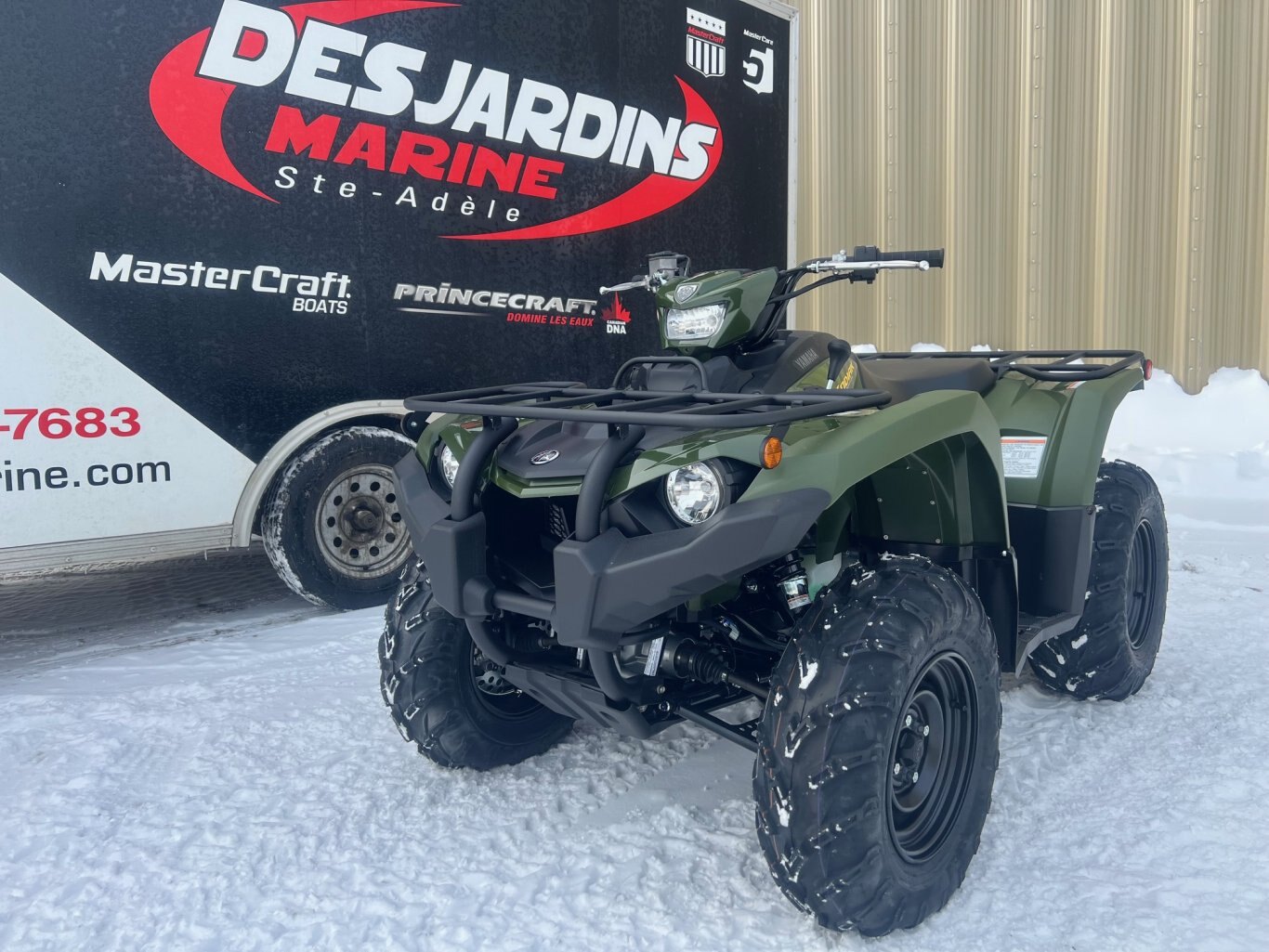 VTT Yamaha Kodiak 450 EPS 2026 Vert, Modèle Multi Usage avec Direction Assistée!