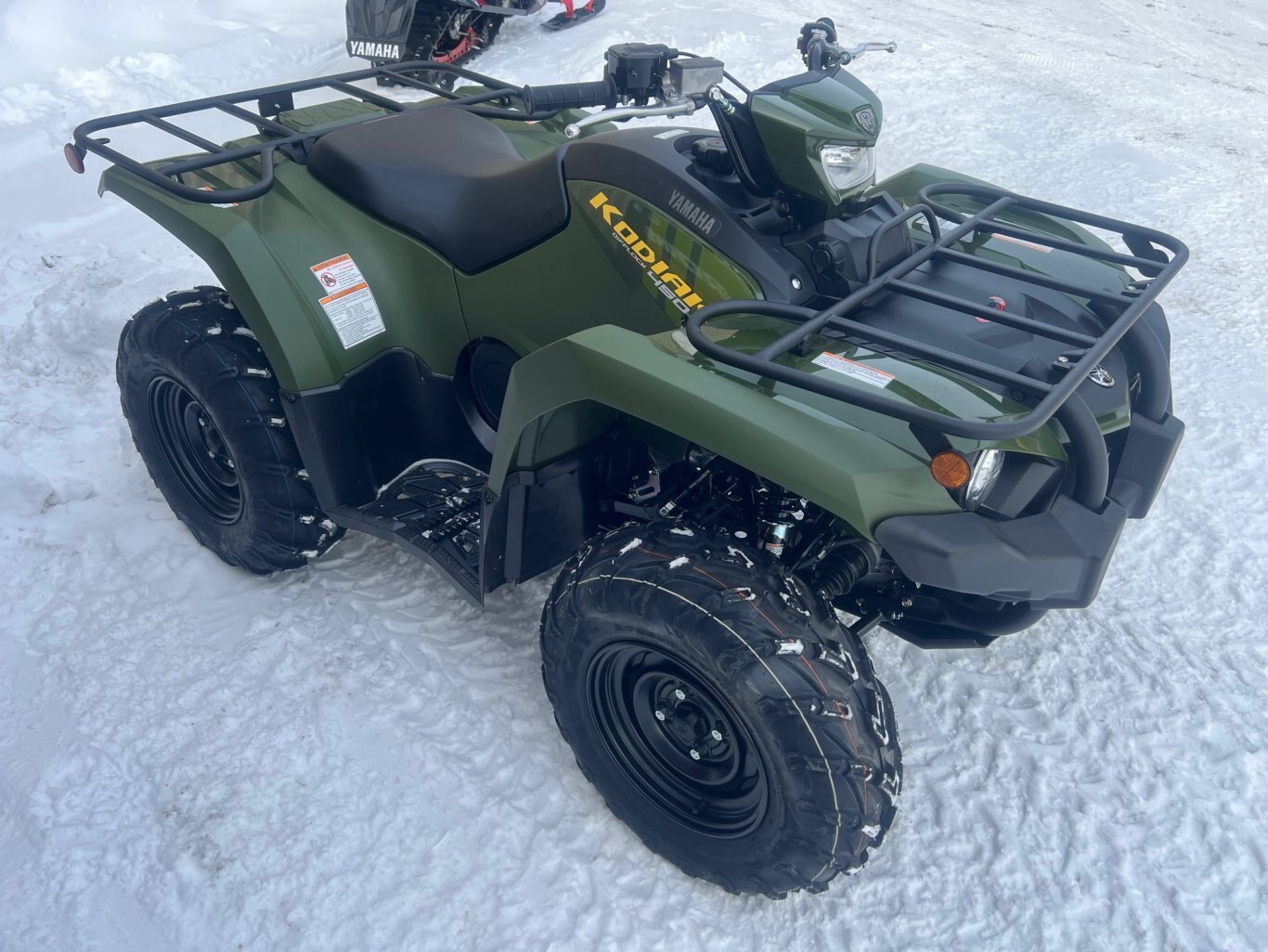 VTT Yamaha Kodiak 450 EPS 2026 Vert, Modèle Multi Usage avec Direction Assistée!