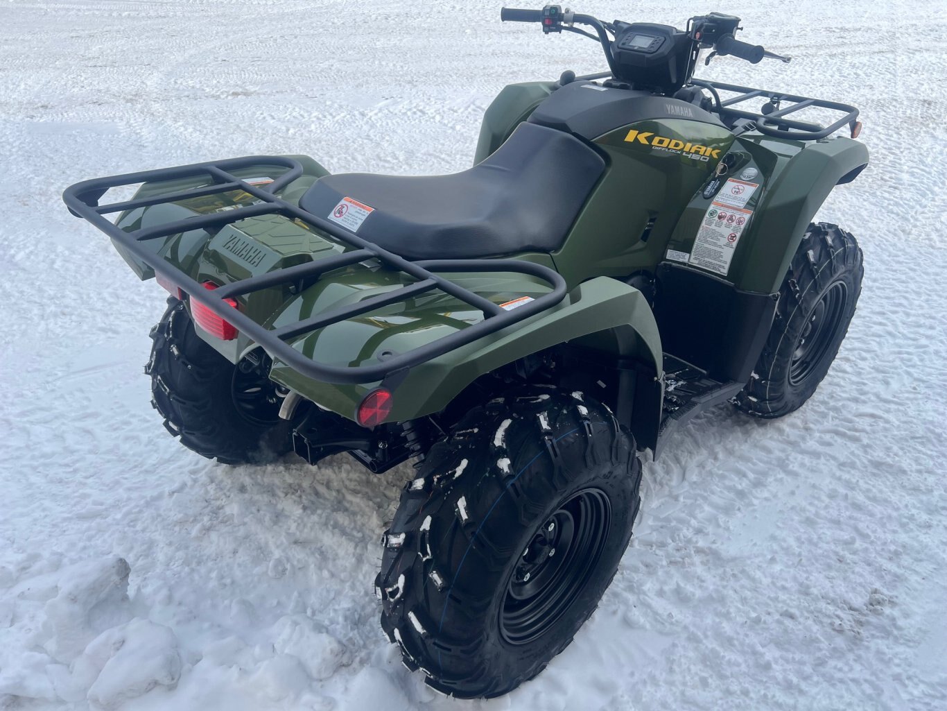 VTT Yamaha Kodiak 450 EPS 2026 Vert, Modèle Multi Usage avec Direction Assistée!