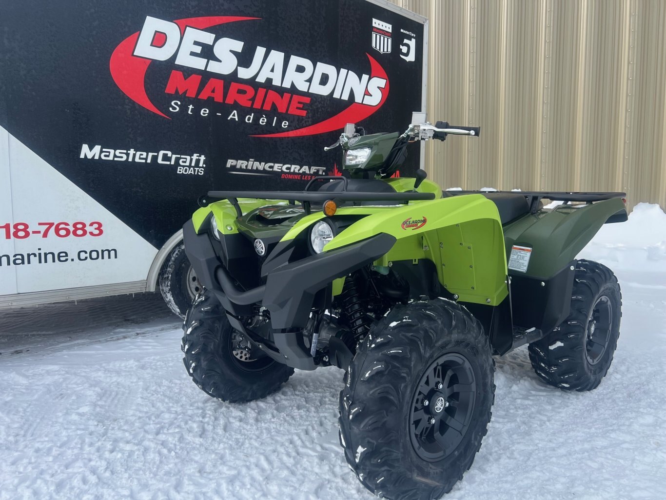 VTT Yamaha Grizzly 700 EPS 2026 Vert, Modèle Multi Usage avec Direction Assistée!