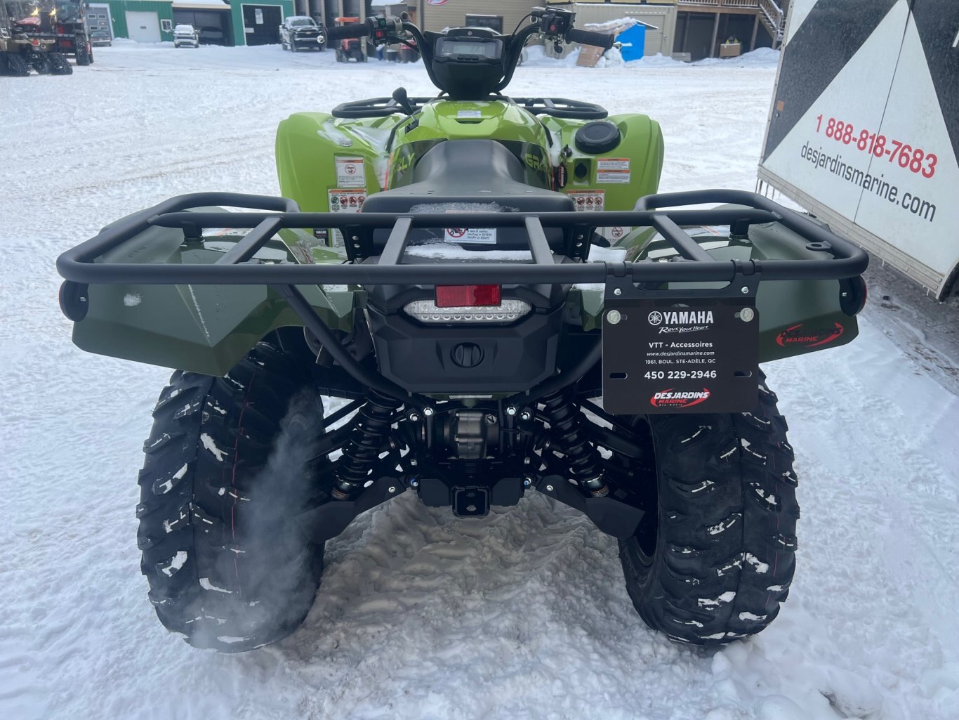VTT Yamaha Grizzly 700 EPS 2026 Vert, Modèle Multi Usage avec Direction Assistée!