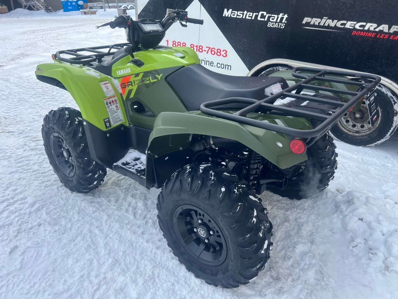 VTT Yamaha Grizzly 700 EPS 2026 Vert, Modèle Multi Usage avec Direction Assistée!