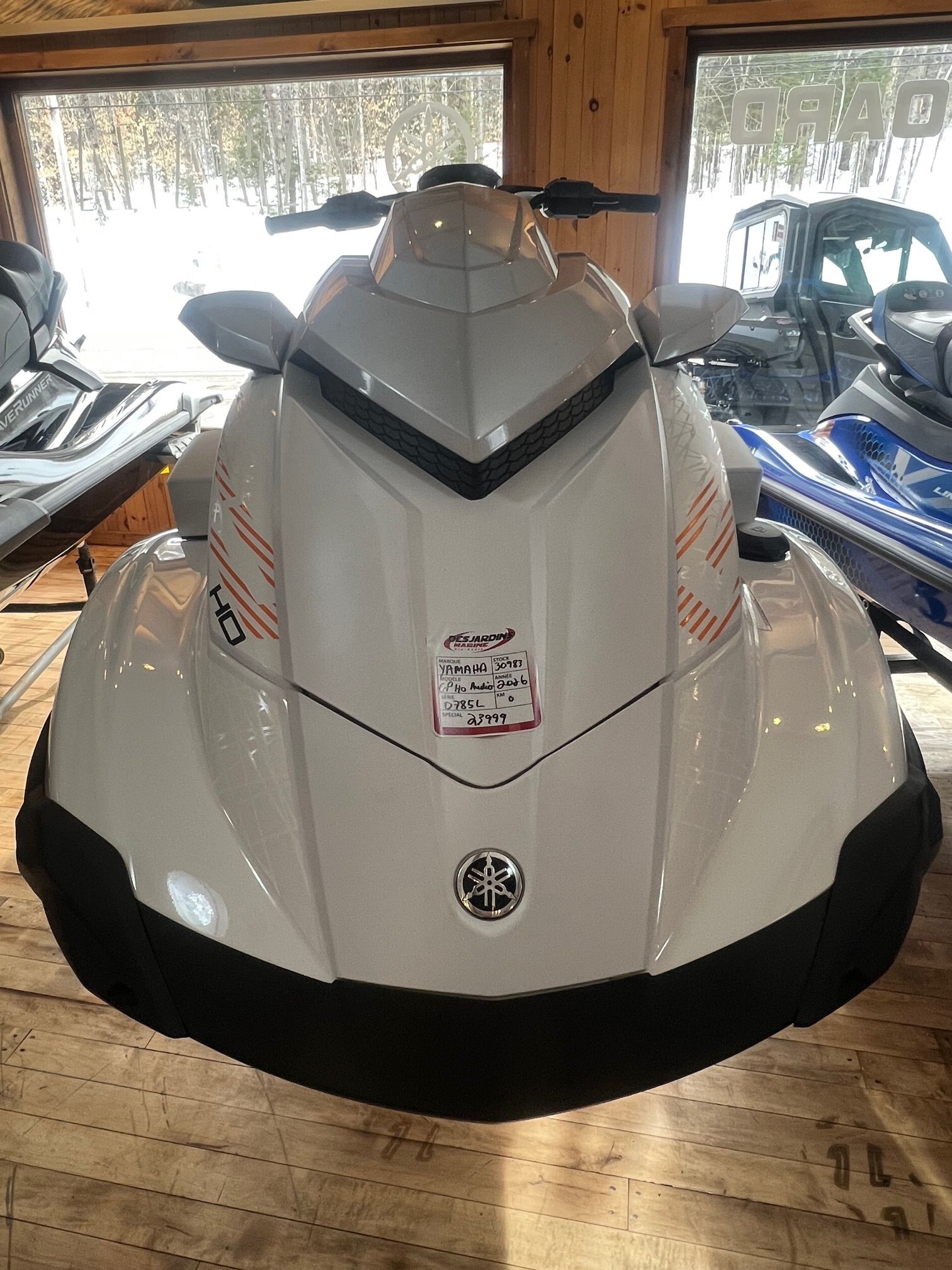 Motomarine Yamaha GP HO 2026 Blanc ou Mauve, Modèle Performance avec ou sans Système de Sons!