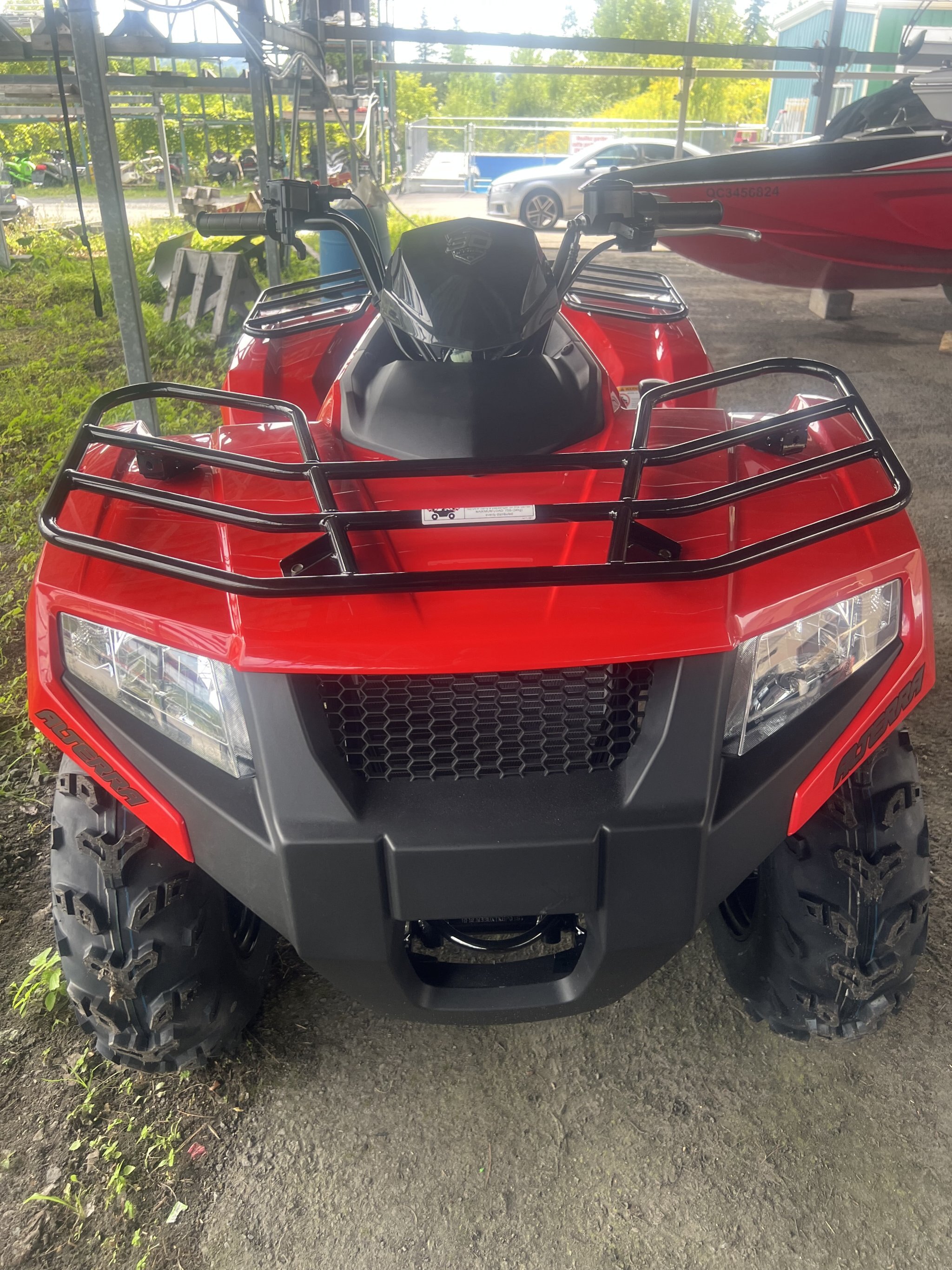VTT Arctic Cat Alterra 450 Rouge 4x4, Attache Remorque, Démarreur Électrique!