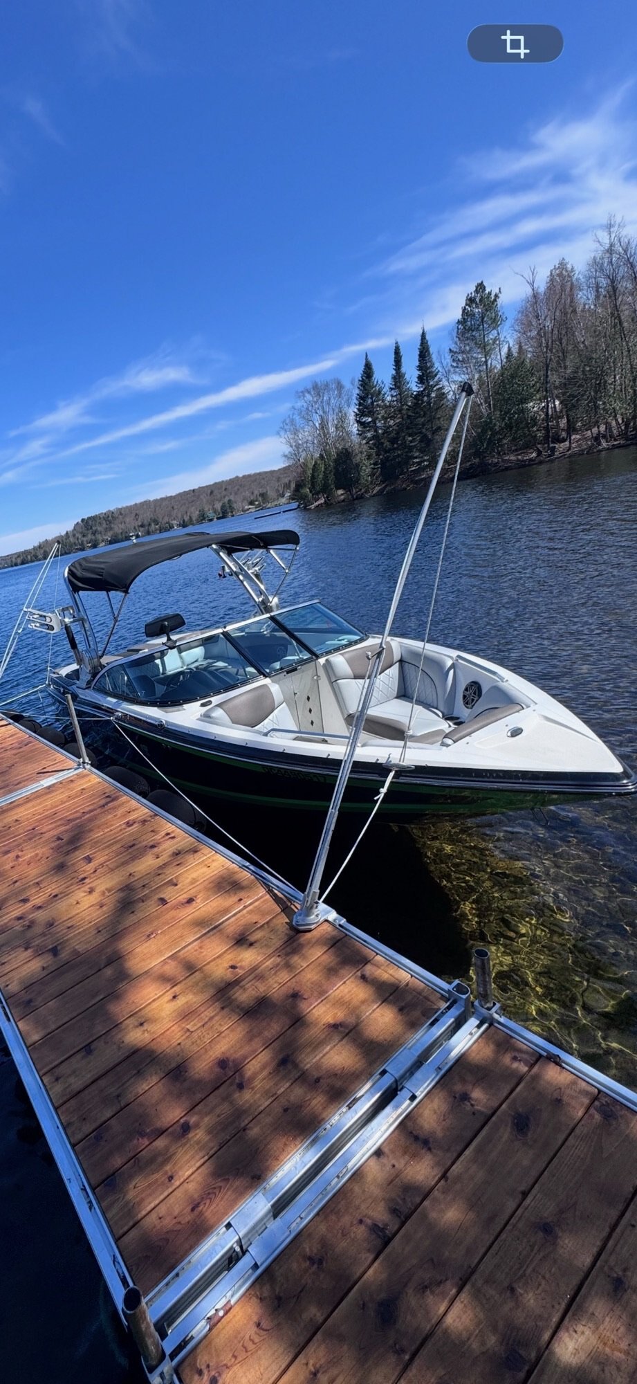 Bateau Mastercraft X30 2014 Vert & Noir, Moteur Ilmor 5.7l + 900h, Complètement Équipé pour le Wakesurf!