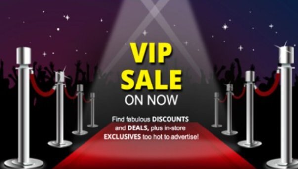 Vip Sale on Now