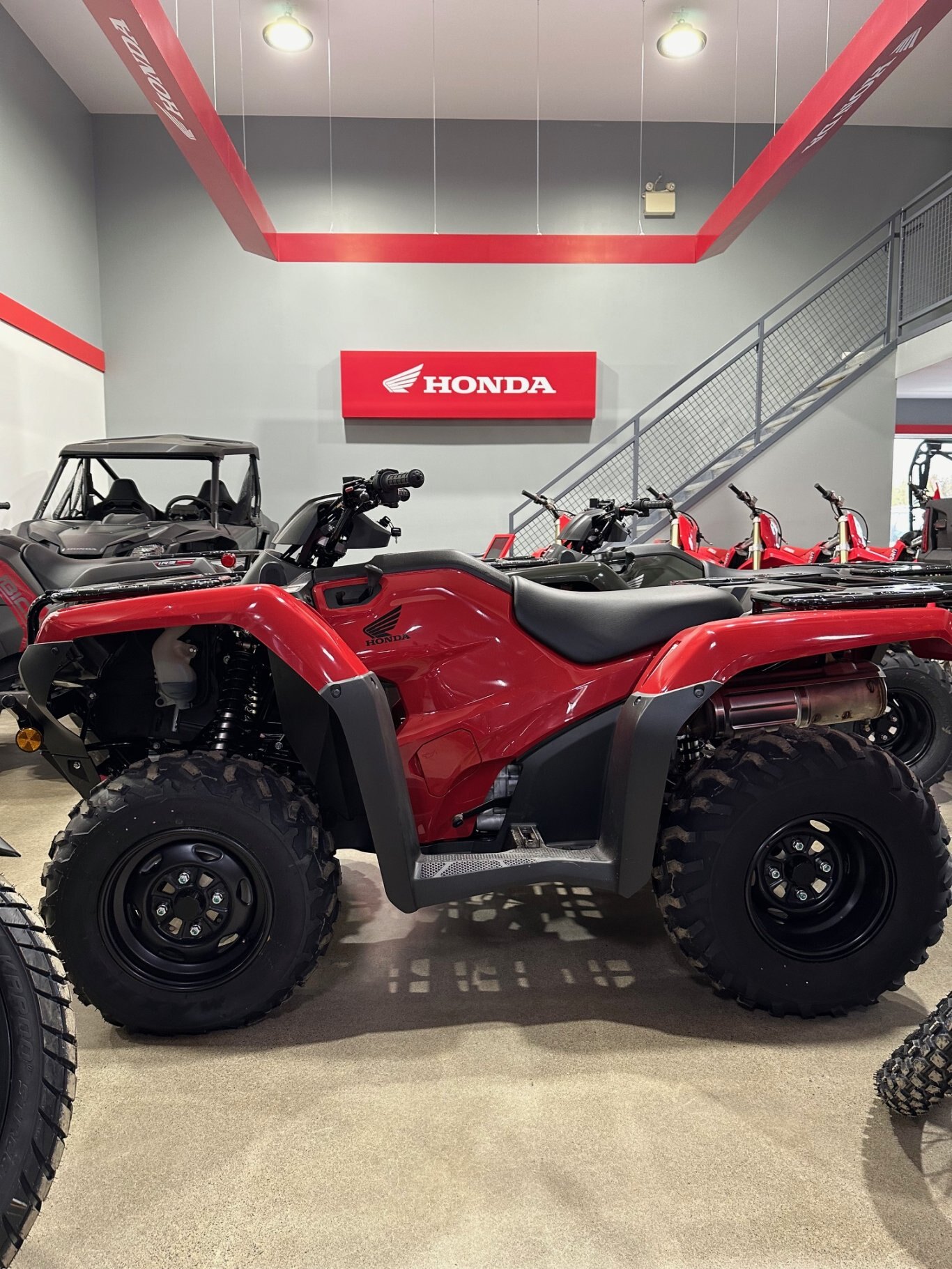 2025 Honda Rancher TRX420 Black Forest Green