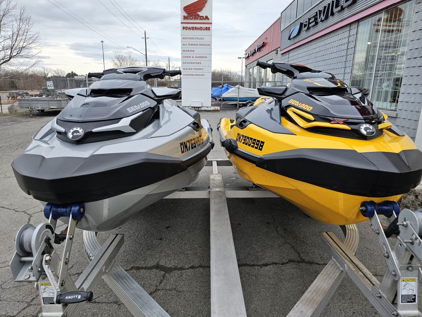 2021 Sea Doo GTX Limited 300, RXT X 300, and Triton Trailer