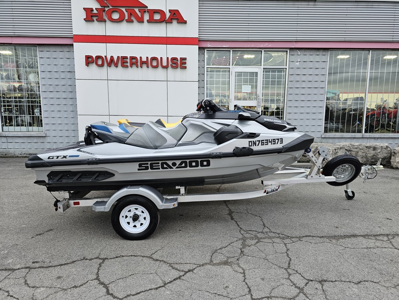 2021 Sea Doo GTX Limited 300, RXT X 300, and Triton Trailer