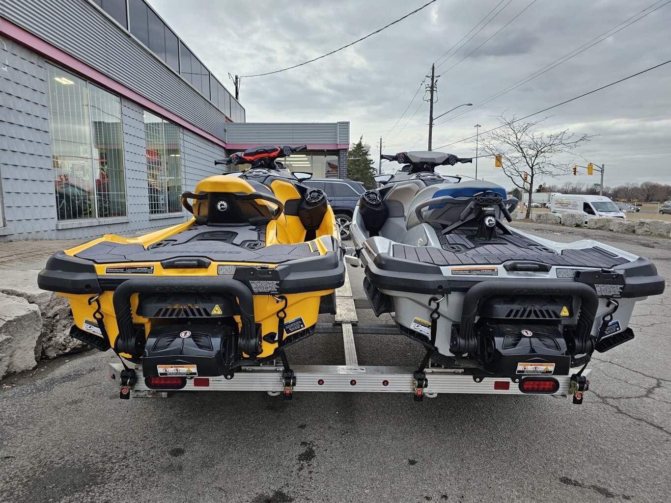 2021 Sea Doo GTX Limited 300, RXT X 300, and Triton Trailer