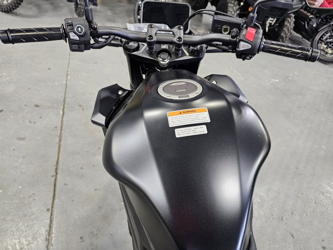 2025 Honda CB500F Mat Gunpowder Black Metallic