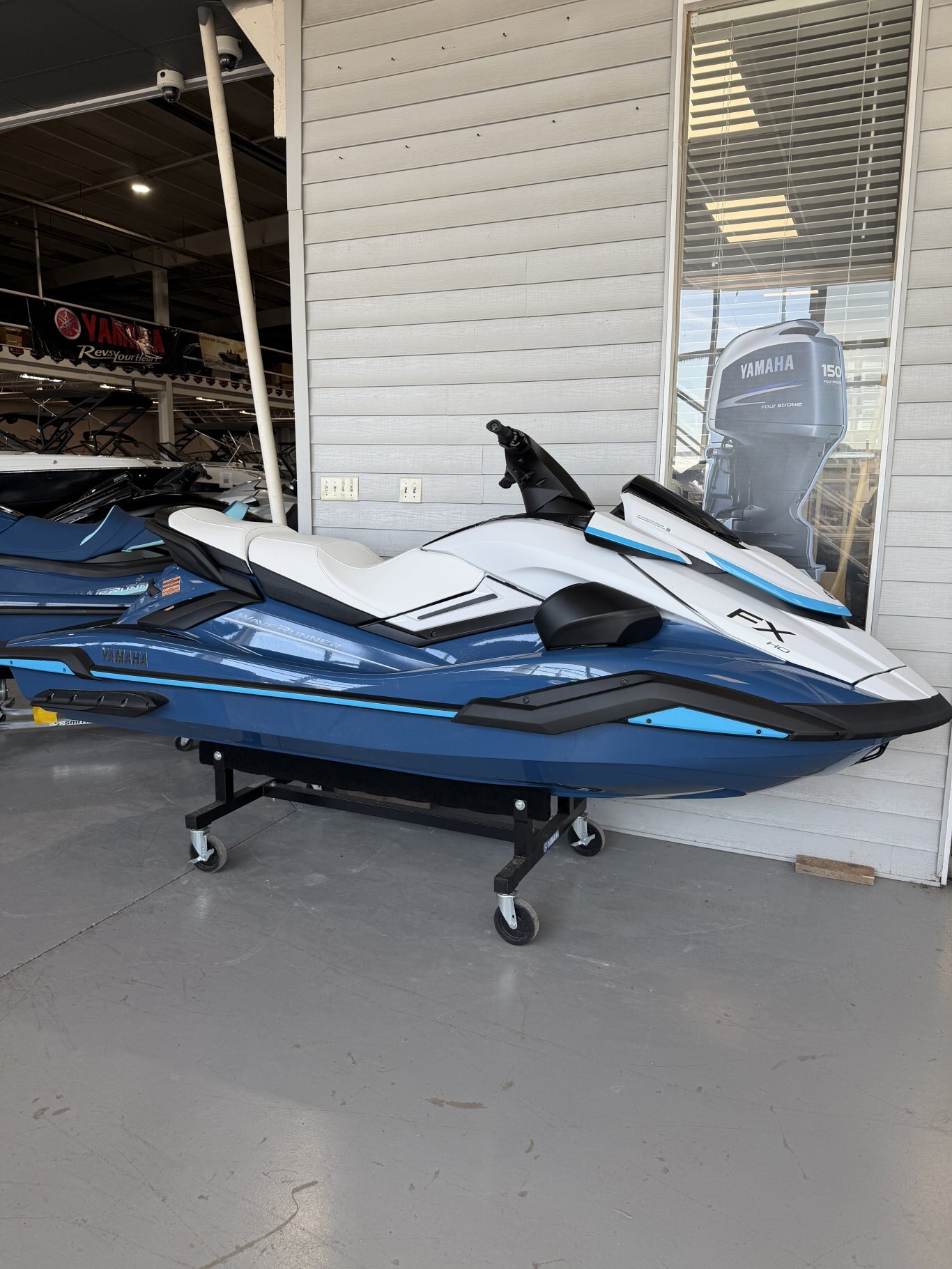 2026 Yamaha JetBlaster PRO 2-UP Azure Blue/Lunar Yellow