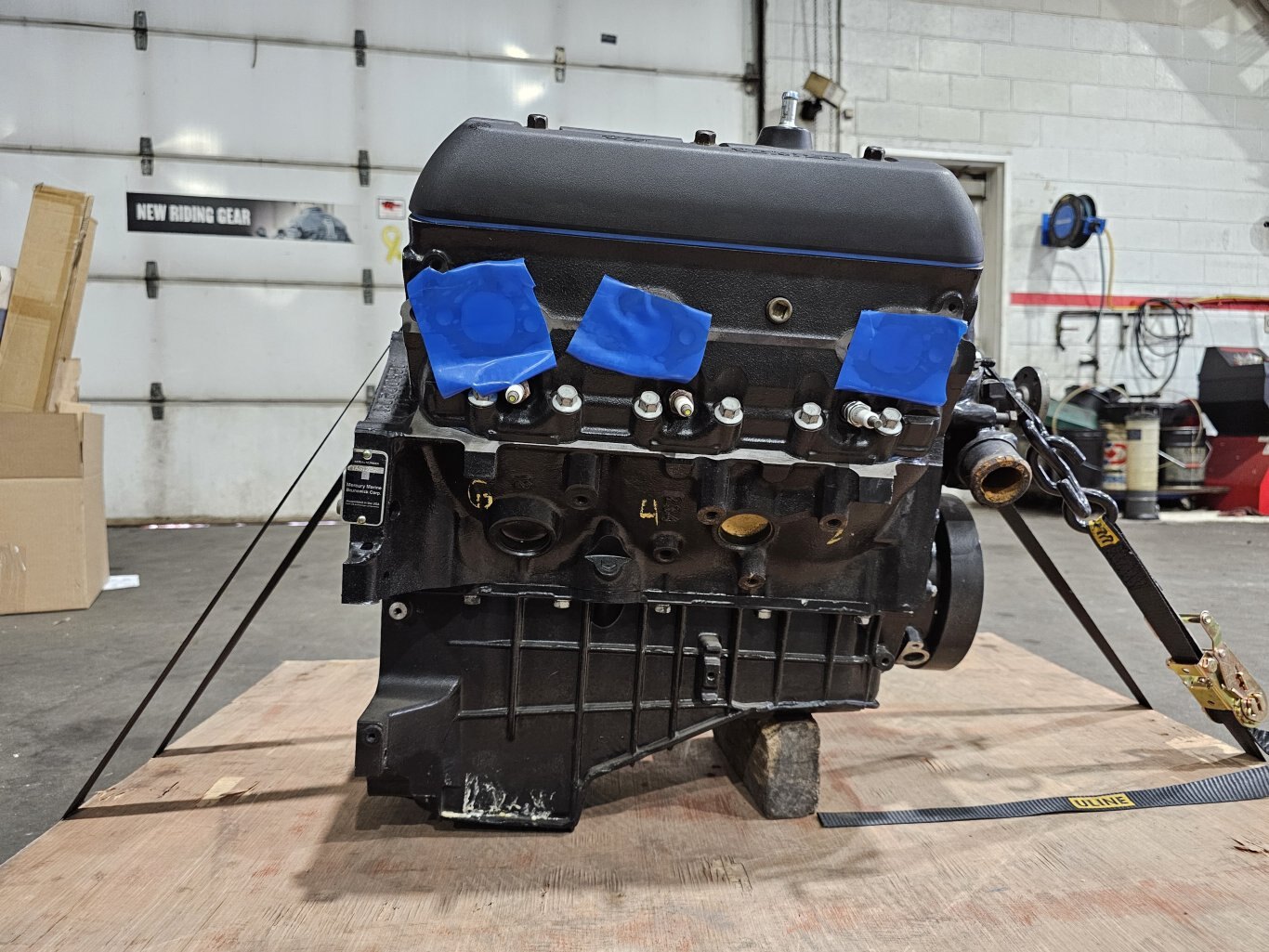 REBUILT 4.3L MARINE ENGINE: MERCRUISER 4.3L V6